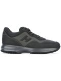 tonal logo patch sneakers