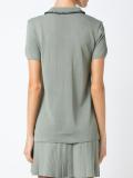 V neck knit blouse