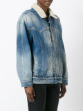 shearling denim jacket