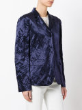 crushed velvet blazer 