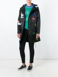 hooded raincoat 