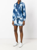 bleached denim skirt jumpsuit