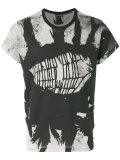 cobweb print T-shirt 