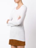 ribbed long sleeve top