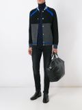 striped band varsity jacket
