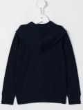 logo zip hoodie