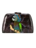 mother of pearls clutch bag