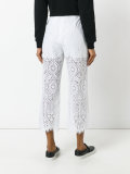 lace panel trousers 