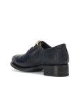 lizard skin lace-up shoes