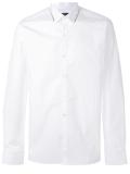 piped collar shirt