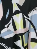 geometric print long skirt