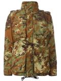 camouflage padded military jacket