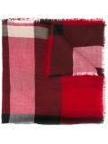checked scarf