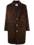 leopard print coat