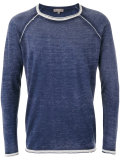 printed crew neck jumper