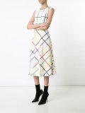 Osmond grid print dress