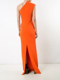 single shoulder maxi dress