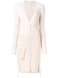 ribbed mid cardigan