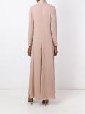 funnel neck maxi dress
