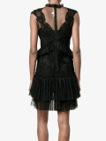 net insert mini dress
