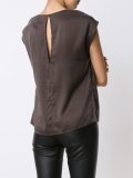 ruched design T-shirt