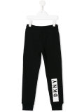 logo print track pants