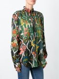 'arts nouveau' print shirt