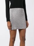 melange fitted skirt
