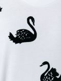 天鹅印花T恤