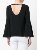 open back blouse 