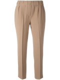 tapered stretch-waist trousers