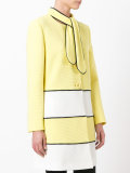 flappy tie midi coat