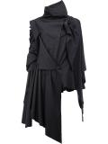 asymmetric short jacket
