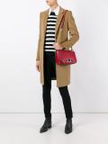 flap closure shoulder bag