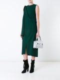 drapey sleeveless midi dress