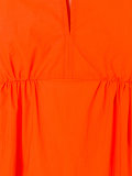ruffled flared dress
