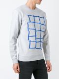 'Block Geo'嵌花套头衫