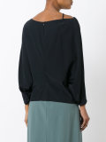 string neck blouse