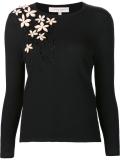'Standing Floral Embroidery'毛衣