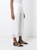 floral lace trousers