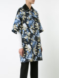 floral print oversized coats