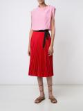 'Charmeuse Asymmetric Collared' blouse