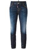 Cool Girl whiskered accent jeans