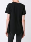 draped hem top 