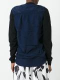 ruched v-neck jumper