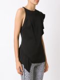 ruffled blouse