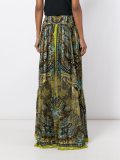 paisley print maxi-skirt 