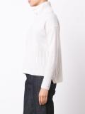 turtleneck ribbed detailing jumper