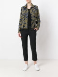floral print fitted jacket