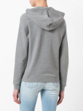 logo print hoodie